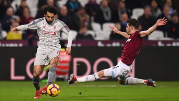 West Ham sorprendió a Liverpool y le sacó un empate en casa en la jornada 25 de la Premier League; Javier Hernández 'Chicharito' fue titular