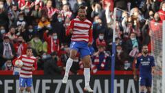 Luis Su&aacute;rez, delantero del Granada anot&oacute; ante en la derrota 1-4 frente al Real Madrid. El colombiano fue el que m&aacute;s insisti&oacute; en ataque pero no tuvo suerte