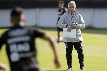 Santiago, 9 de abril de 2018
 Comienza el segundo "microciclo" de trabajo del tecnico Reinaldo Rueda, con jugadores del medio local.
Javier Torres/Photosport