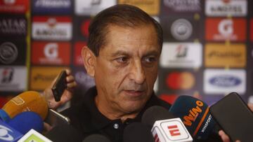 Ramón Díaz, DT de Libertad, analizó el debut ante Medellín en Copa Libertadores.