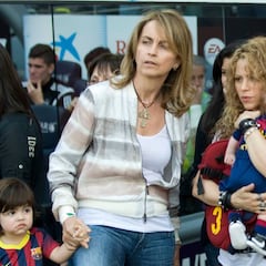 La madre de Piqué, en ambulancia tras caerse en NY