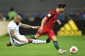 Las mejores imágenes del Portugal-Chile en Kazán