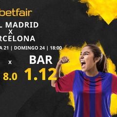 Real Madrid Femenino vs. FC Barcelona Femenino: horario, TV, estadísticas, clasificación y pronósticos
