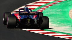 MONTMELO, SPAIN - MARCH 09:  Brendon Hartley of New Zealand driving the (28) Scuderia Toro Rosso STR13 Honda on track during day four of F1 Winter Testing at Circuit de Catalunya on March 9, 2018 in Montmelo, Spain.  (Photo by Dan Istitene/Getty Images)