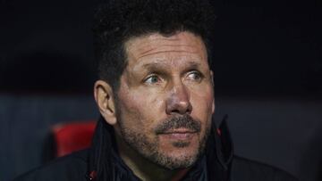 El entrenador argentino del Atlético de Madrid, Diego Pablo Simeone.