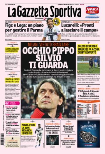 Portadas de la prensa deportiva