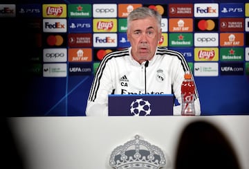 Real Madrid's Italian coach Carlo Ancelotti 