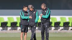 Pellegrini, en un entrenamiento.