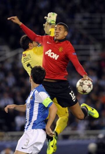Smalling y Claudio Bravo.