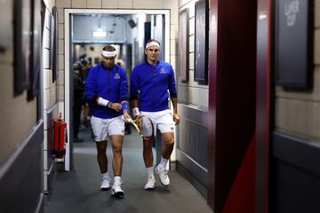 Rafael Nadal y Roger Federer.