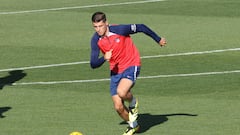Morata, en la sesión del Atlético.
