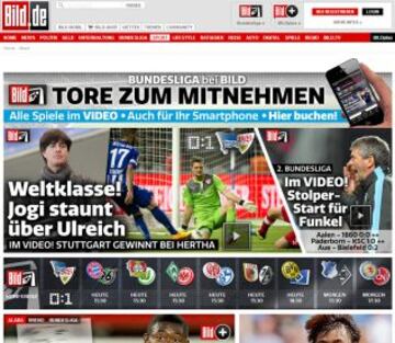 Portadas de la prensa extranjera