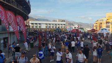 Fan Zone para la previa del partido