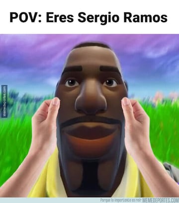 Ramos se convierte en el protagonista de los memes de la jornada