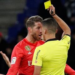 El Madrid recurrirá la amarilla que vio Ramos ante el Espanyol