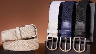 Este es el cintur¨®n trenzado sin agujeros que se adapta a cualquier talla