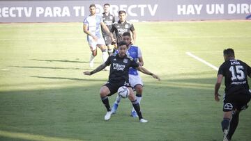 Deportes Antofagasta vs Colo Colo, campeonato 2021
 Fecha 34, campeonato nacional 2021
 El jugador de Colo Colo celebra con sus compa&Atilde;&plusmn;eros  luego de convertir un gol contra D. Antofagasta durante el partido de primera division disputado en 