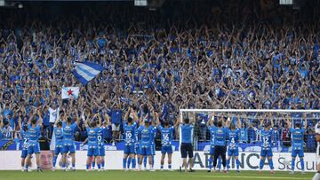 Partido Deportivo de La Coruña -  Castellón afición blanquiazul.