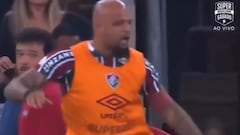 A Fluminense la marcaron a los 95′ y Felipe Melo enloqueció: ¡brutal agresión!