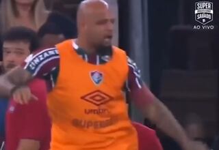 A Fluminense la marcaron a los 95′ y Felipe Melo enloqueció: ¡brutal agresión!
