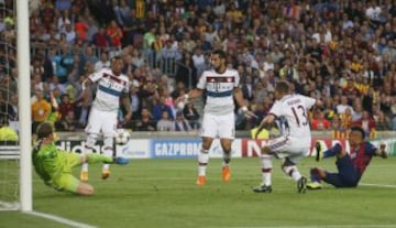 Parada de Manuel Neuer portero del Bayern Múnich 