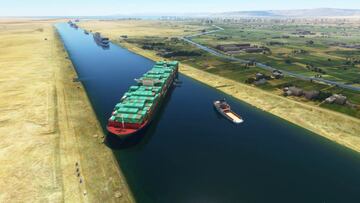 Microsoft Flight Simulator también sufre el bloqueo del canal de Suez; mod disponible