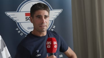 Mikel Landa durante la entrevista con AS.