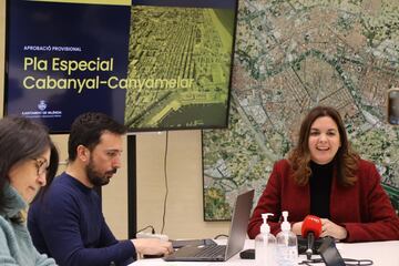 Sandra Gómez, en la rueda de prensa de este lunes sobre asuntos de Urbanismo. 