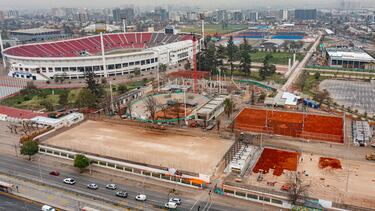 Así avanza una de las obras más esperadas de Santiago 2023: “Similar a Roland Garros”