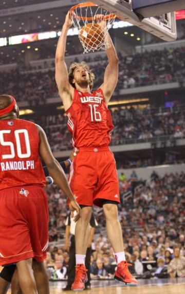 Su tercer All-Star disputado en Dallas fue el mayor protagonista de una temporada regular para Gasol tras dos lesiones musculares en la primera parte de la misma.