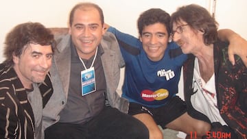 La historia de una foto y el recuerdo de Matallanas a Maradona