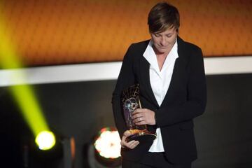 Abby Wambach, exinternacional de EE UU y ganadora del FIFA World Player en 2012.