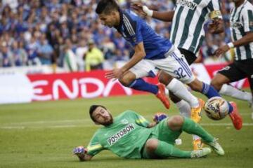 Millonarios recibió a Nacional en el estadio El Campín en el partido más importante de la jornada 18 de la Liga Postobón. Camilo Vargas fue la figura del compromiso.