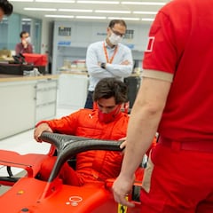 Carlos Sainz ya sabe cómo se siente en Ferrari