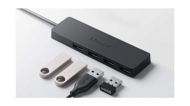 Aumenta los puertos de tu computador con este hub USB con más de 85.000 opiniones