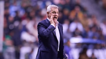 Javier Aguirre head coach of Mexico during the game international friendly between Mexican National team (Mexico) and Valencia C.F at Cuauhtemoc Stadium, on October 12, 2024, In Puebla, Mexico.