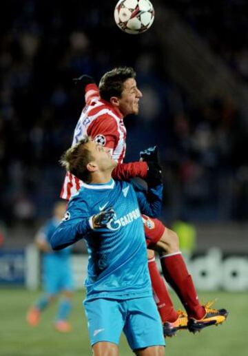 Las imágenes del Zenit-Atlético