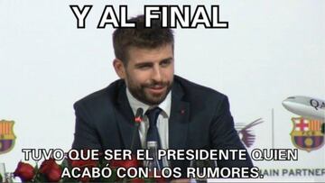 Gerad Piqué llegó a calmar las aguas