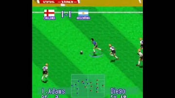 El 'Gol del siglo' de Maradona como nunca lo viste: en un videojuego retro