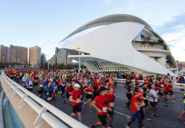 Las imágenes del Maratón de Valencia