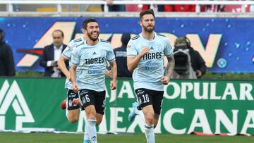 Andre-Pierre Gignac celebrates his goal 0-2 of Tigres during the game Guadalajara vs Tigres UANL, corresponding to day 05 of the Torneo Clausura Grita Mexico C22 of Liga BBVA MX, at Akron Stadium, on February 12, 2022.
<br><br>
Andr