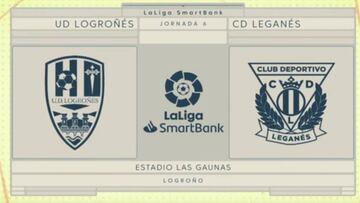 Resumen y gol del Logroñés vs. Leganés de la Liga Smartbank