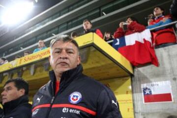 Claudio Borghi en su último partido con la Selección. Amistoso con Serbia, derrota por 3-1.Noviembre del 2012.