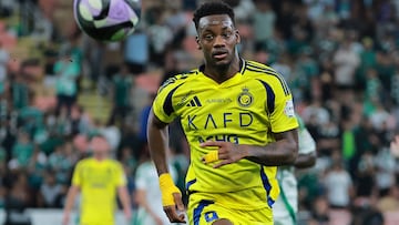Soccer Football - Saudi Pro League - Al Ahli v Al Nassr - King Abdullah Sports City, Jeddah, Saudi Arabia - February 13, 2025 Al Nassr's Jhon Duran in action REUTERS/Stringer