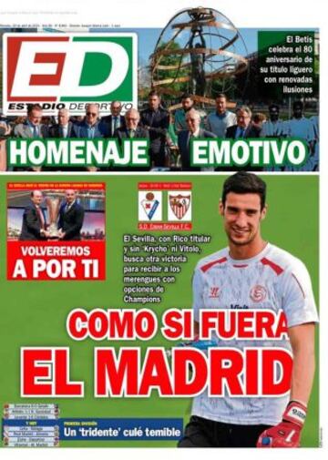 Portadas de la prensa deportiva