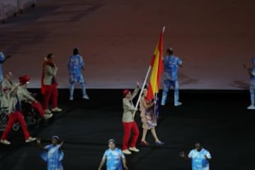 La delegación española en la inauguración de los Juegos Paralímpicos de Río 2016