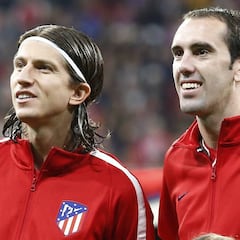 Filipe Luis, Godín y Juanfran, libres para negociar y firmar con otros clubes