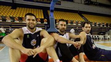 <b>EL MEJOR PALMARÉS. </b>Felipe Reyes, Juan Carlos Navarro y Jorge Garbajosa van a por su séptima medalla con la Selección.
