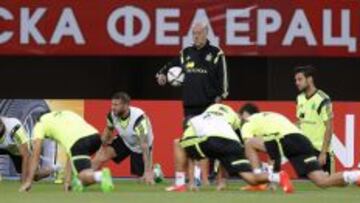 Instante del entrenamiento.