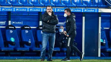 Sergio Gonzalez Soriano, coach of Real Valladolid CF, during the Spanish league, La Liga Santander, football match played between Deportivo Alaves and Real Valladolid CF at Mendizorroza stadium on February 5, 2021 in Vitoria, Spain. AFP7 05/02/2021 ONLY